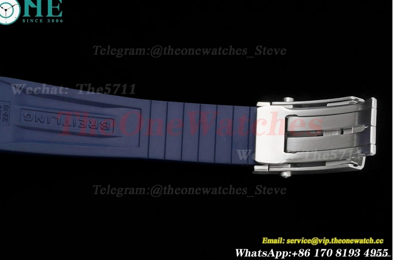White Bezel Dial SS BLSF RU Blue Superocean 42mm A2824 0519